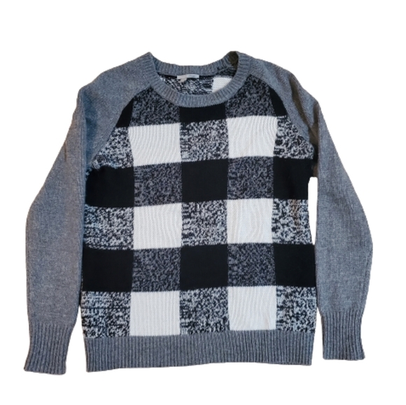 Halogen Buffalo Plaid Sweater - Picture 1 of 8